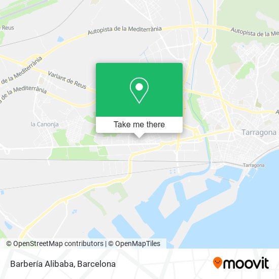 Barbería Alibaba map