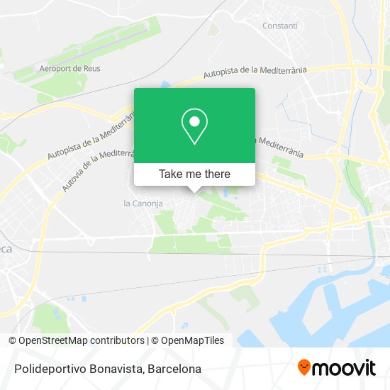 Polideportivo Bonavista map