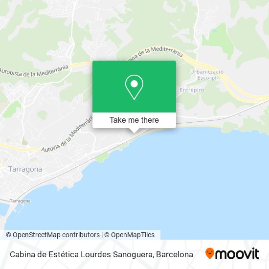 Cabina de Estética Lourdes Sanoguera map