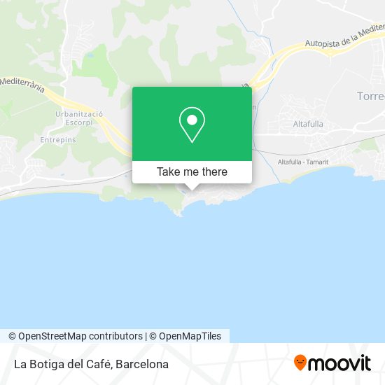 La Botiga del Café map