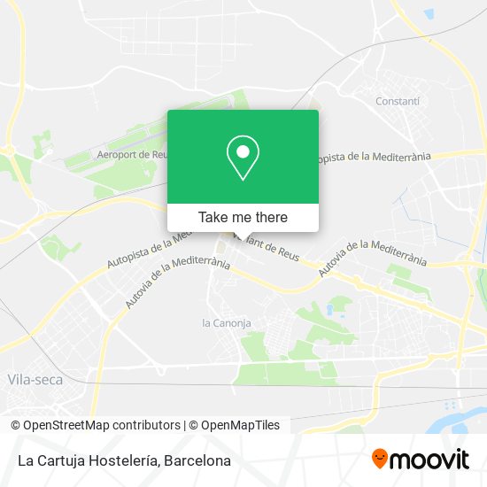 La Cartuja Hostelería map