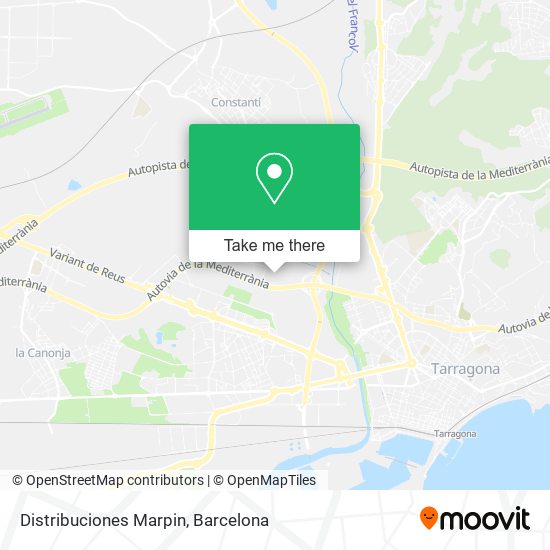 Distribuciones Marpin map