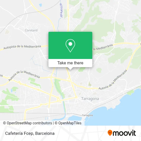 Cafetería Fcep map