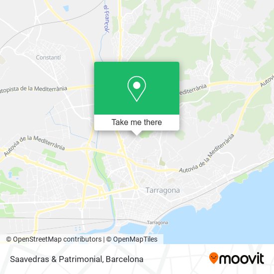 Saavedras & Patrimonial map