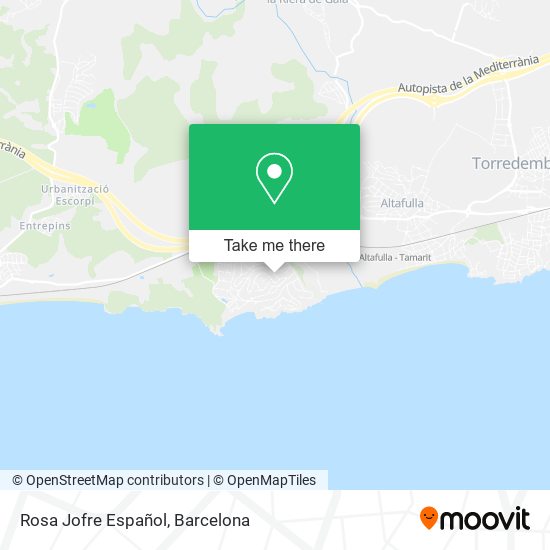 Rosa Jofre Español map