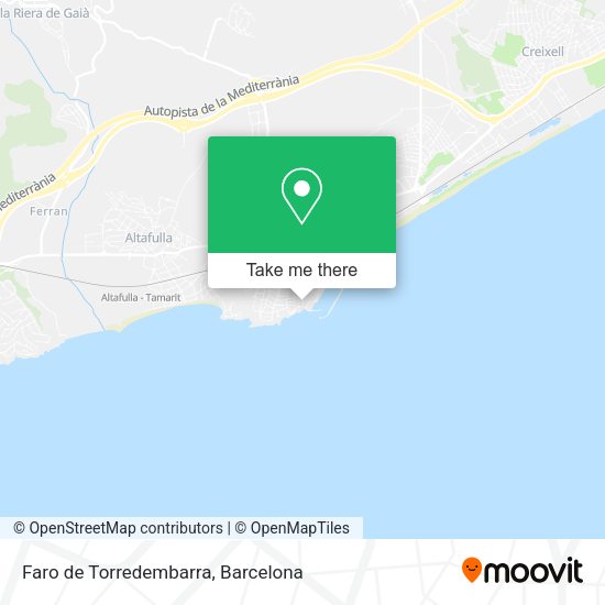 Faro de Torredembarra map