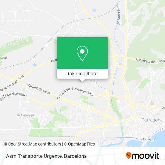 Asm Transporte Urgente map