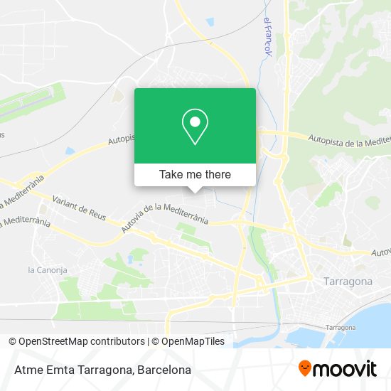 Atme Emta Tarragona map