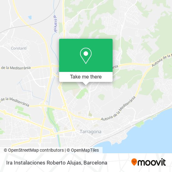 Ira Instalaciones Roberto Alujas map