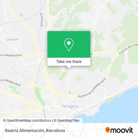 Beatriz Alimentación map