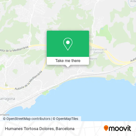 Humanes Tortosa Dolores map