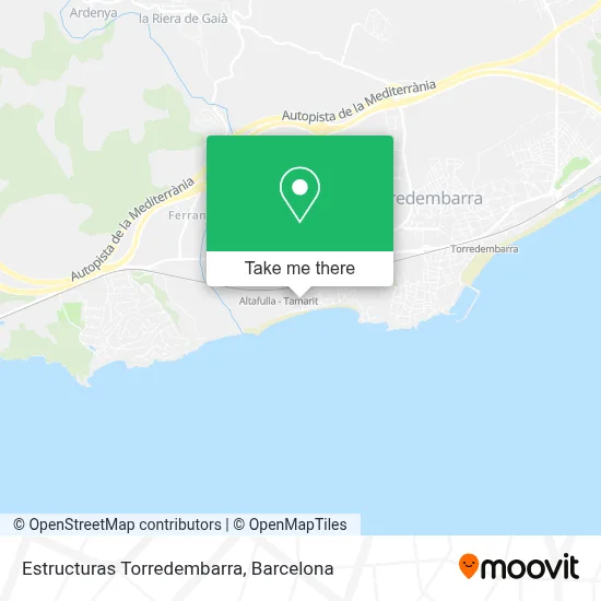 Estructuras Torredembarra map