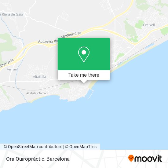 Ora Quiropràctic map