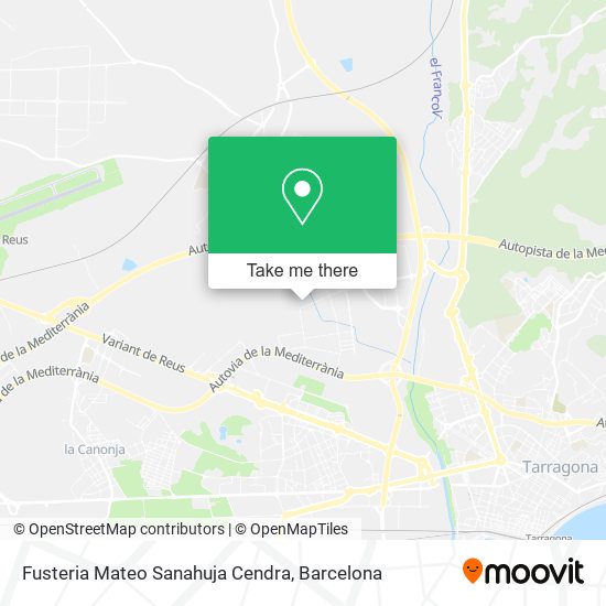 Fusteria Mateo Sanahuja Cendra map