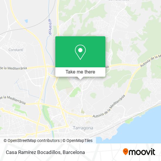 Casa Ramírez Bocadillos map