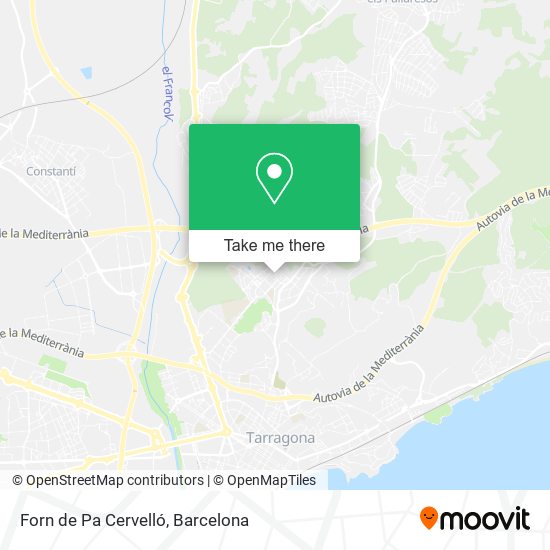 Forn de Pa Cervelló map