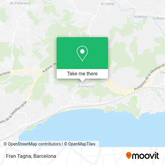 Fran Tagna map