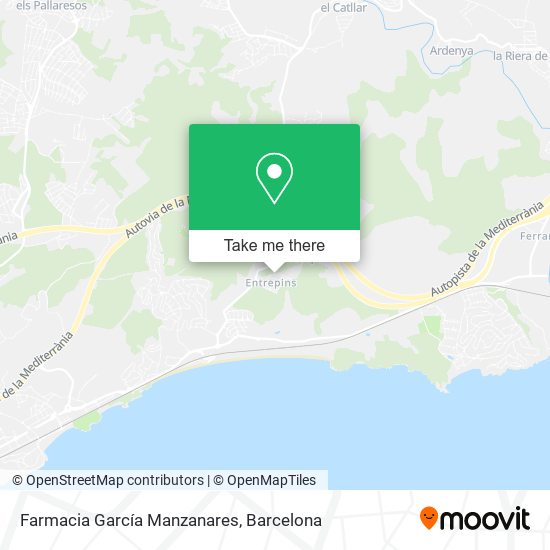 Farmacia García Manzanares map