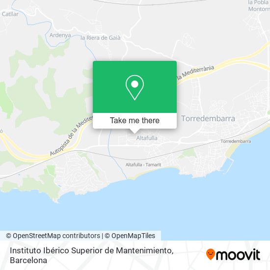 Instituto Ibérico Superior de Mantenimiento map
