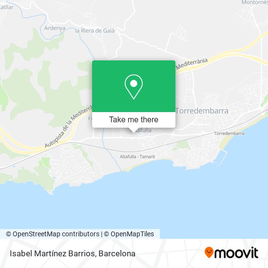 Isabel Martínez Barrios map