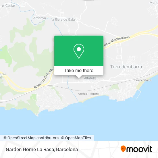 Garden Home La Rasa map