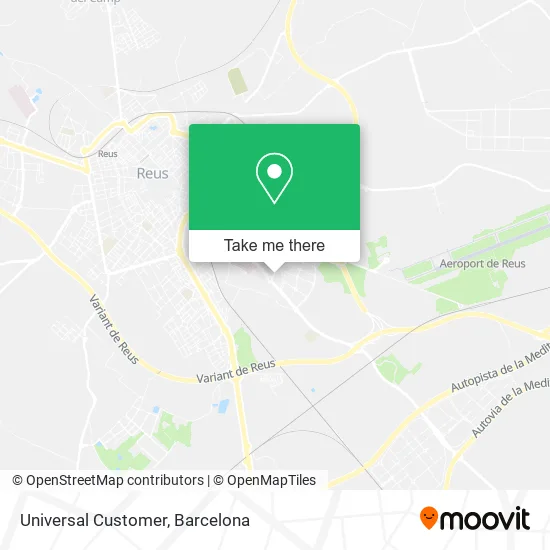 Universal Customer map