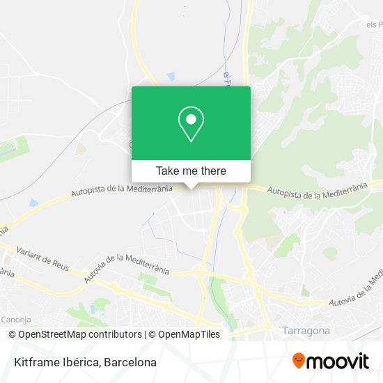 Kitframe Ibérica map