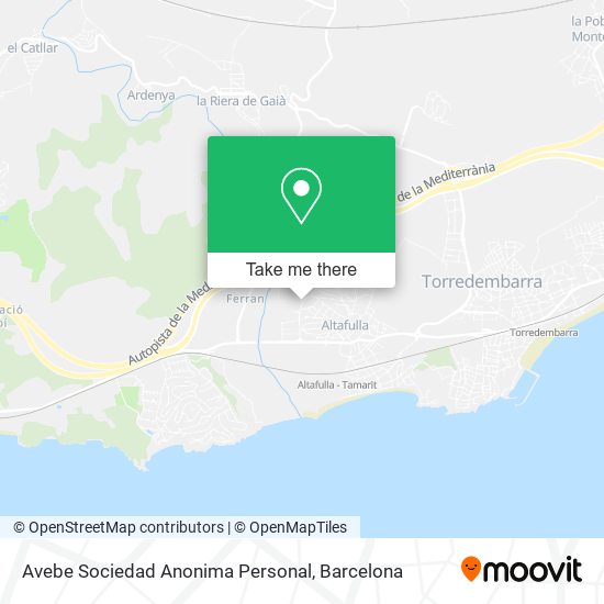 Avebe Sociedad Anonima Personal map