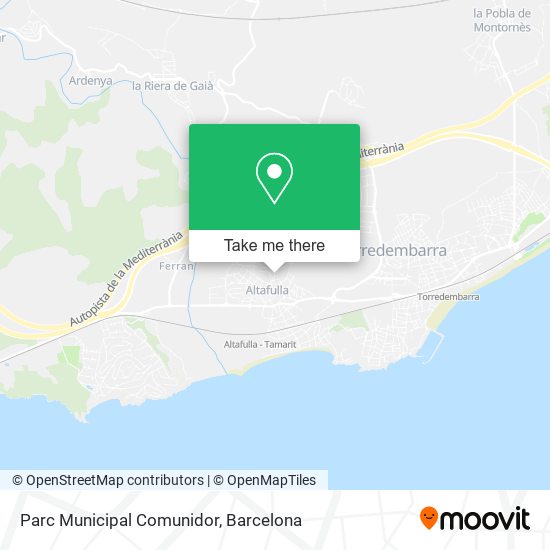 Parc Municipal Comunidor map