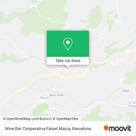 Wine Bar Cooperativa Falset Marca map