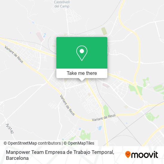 Manpower Team Empresa de Trabajo Temporal map