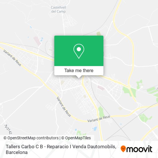 Tallers Carbo C B - Reparacio I Venda Dautomobils map