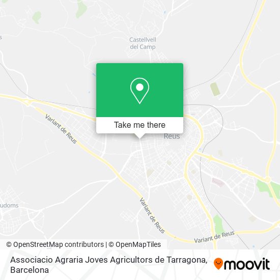 Associacio Agraria Joves Agricultors de Tarragona map