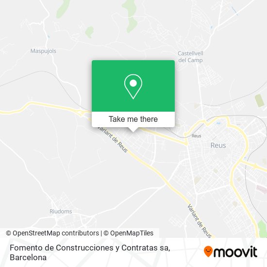 Fomento de Construcciones y Contratas sa map