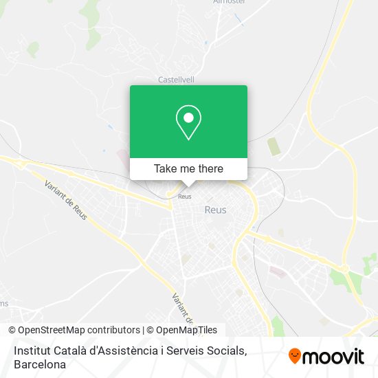 Institut Català d'Assistència i Serveis Socials map