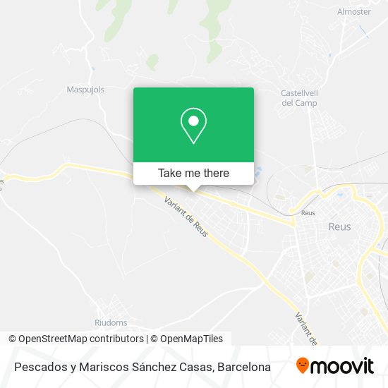 Pescados y Mariscos Sánchez Casas map