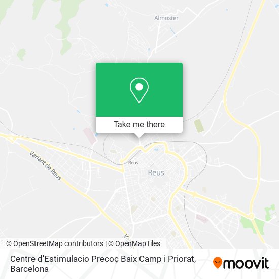 Centre d'Estimulacio Precoç Baix Camp i Priorat map