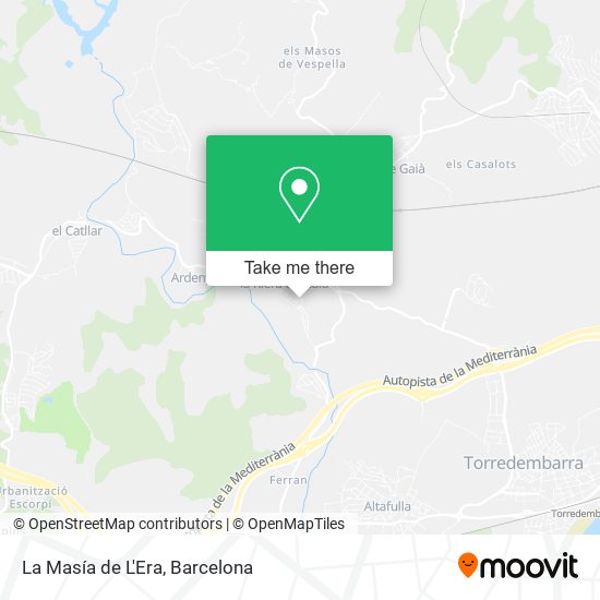 La Masía de L'Era map