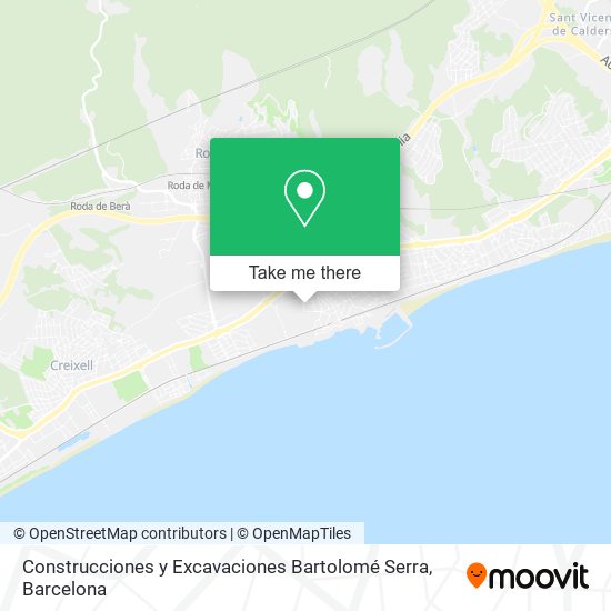 Construcciones y Excavaciones Bartolomé Serra map