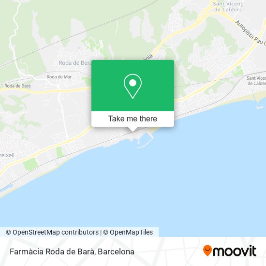 Farmàcia Roda de Barà map
