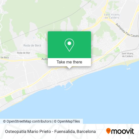 Osteopatía Mario Prieto - Fuensalida map