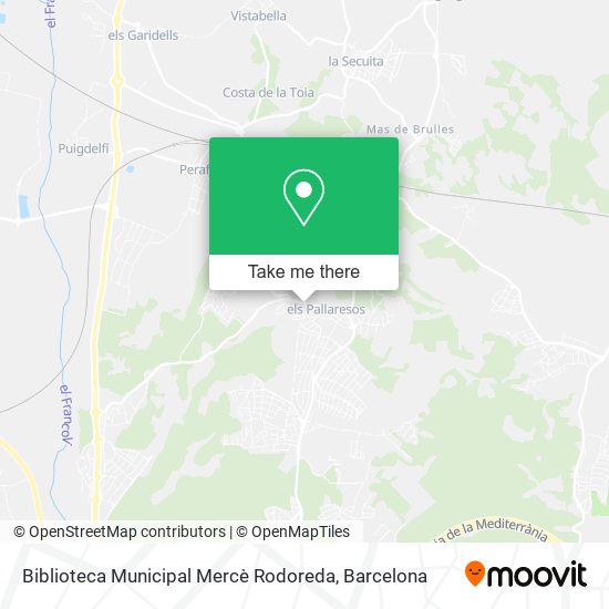 Biblioteca Municipal Mercè Rodoreda map