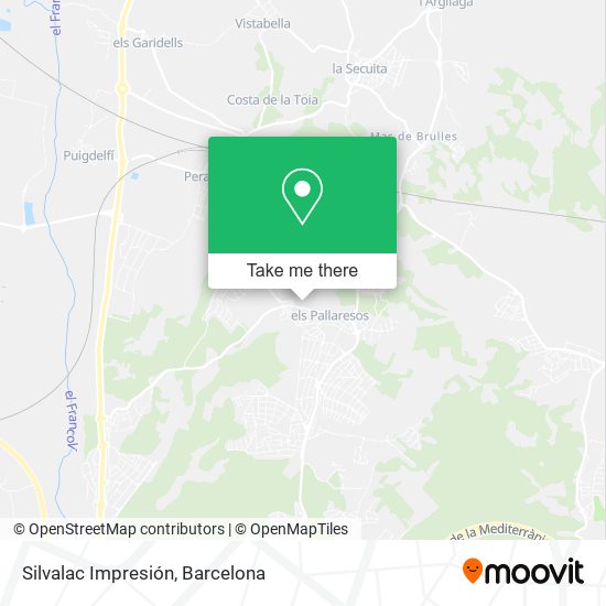 Silvalac Impresión map