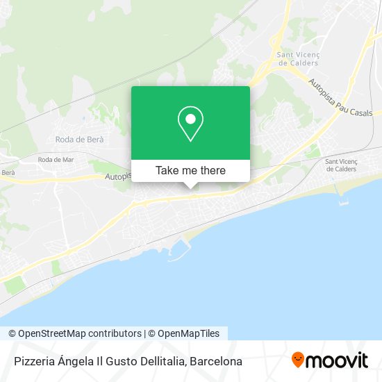 Pizzeria Ángela Il Gusto Dellitalia map
