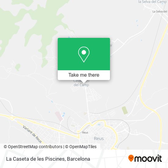 La Caseta de les Piscines map