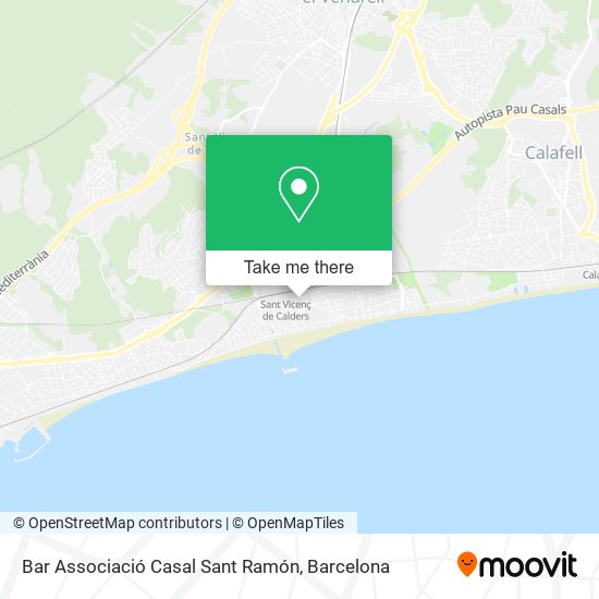 Bar Associació Casal Sant Ramón map