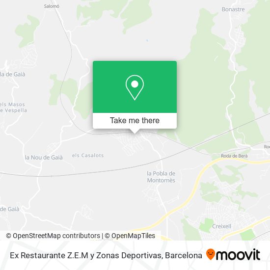 Ex Restaurante Z.E.M y Zonas Deportivas map