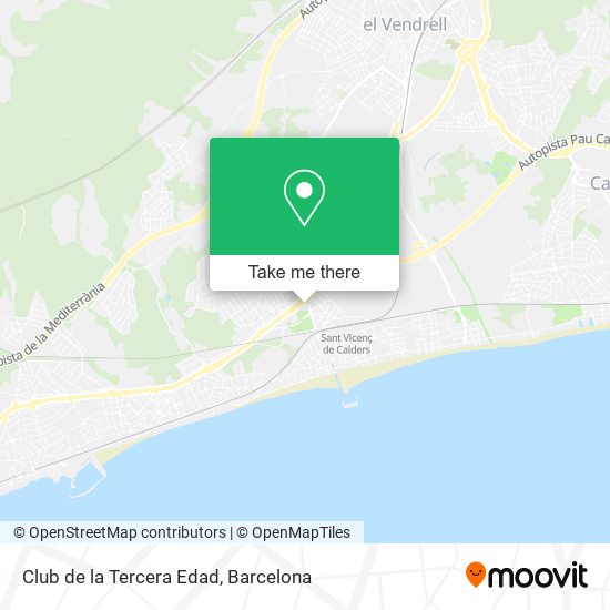 Club de la Tercera Edad map