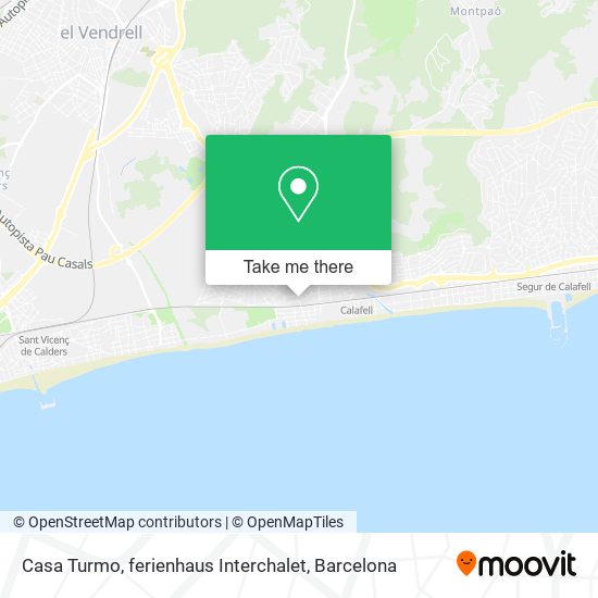 Casa Turmo, ferienhaus Interchalet map