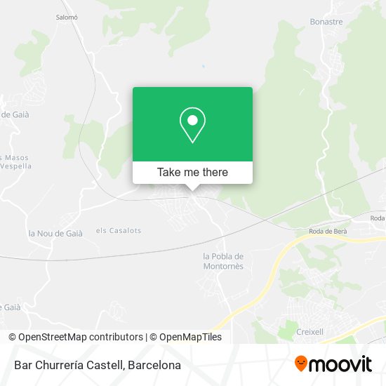 Bar Churrería Castell map